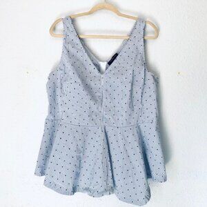 LB Sleeveless tunic with peplum